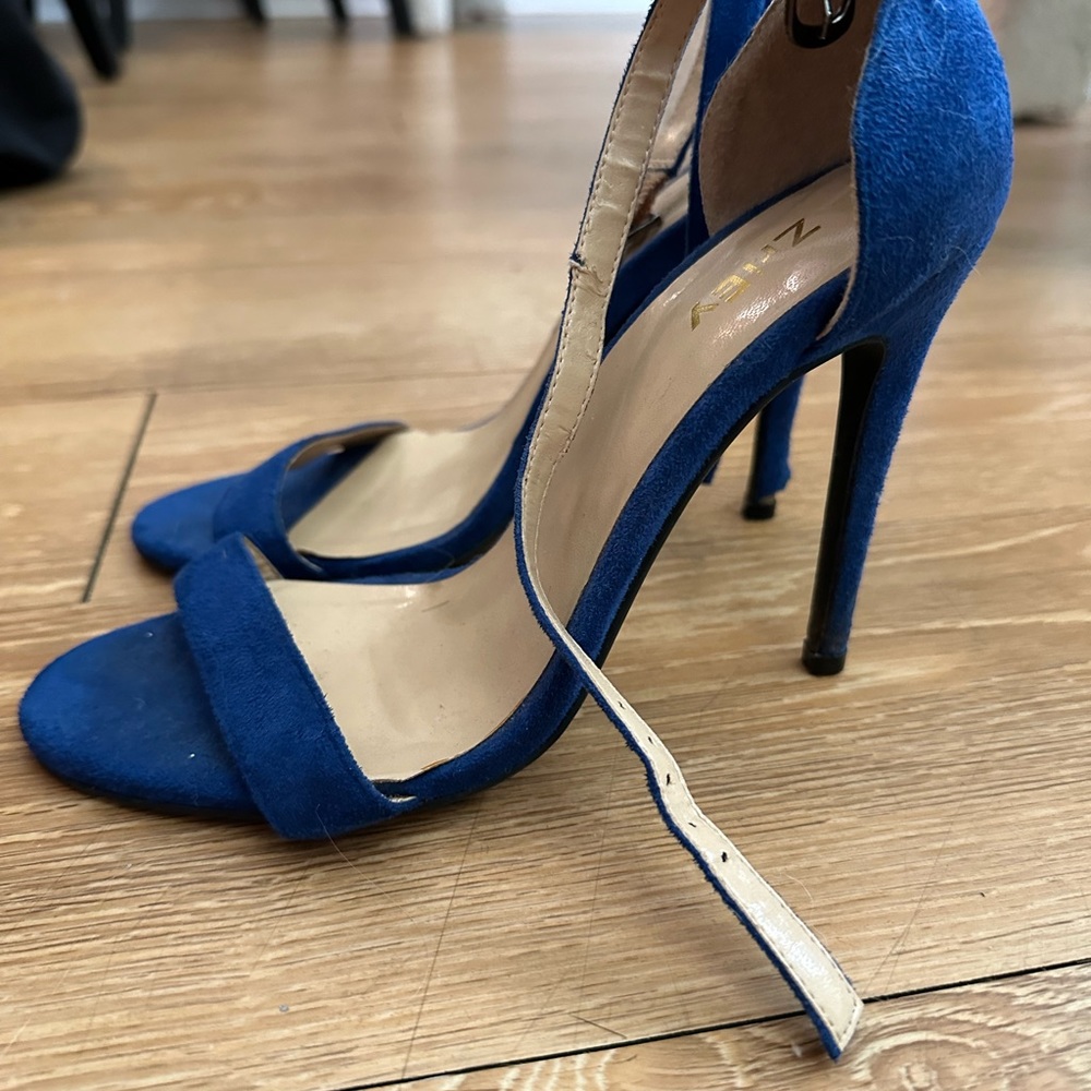 Blue Stiletto Heels